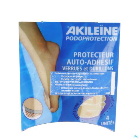 Akileine Protecteur Auto-adh Verrue-duril. 4 10530