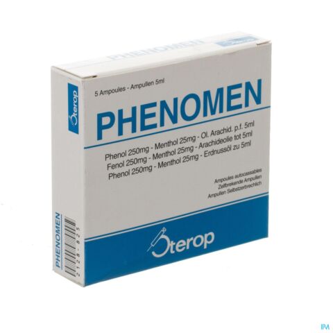 Phenomen Desinfectant Solution Amp 5x5ml