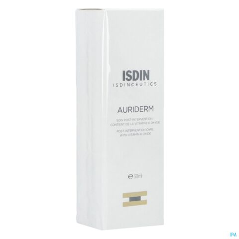 Isdin Isdinceutics Auriderm Soin Post Intervention Bleus & Rougeurs Crème Tube 50ml