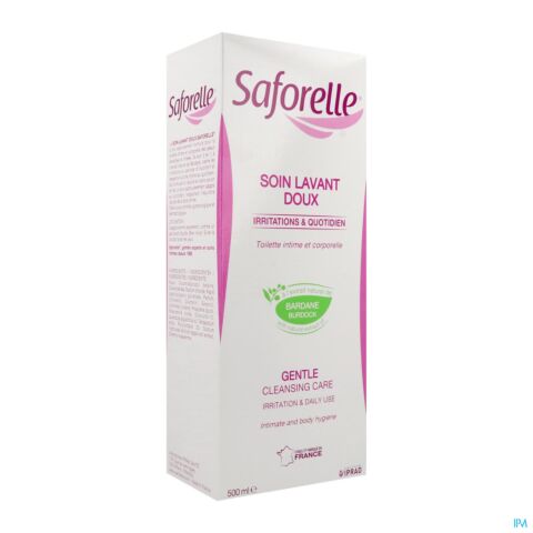 Saforelle Hygiène Intime & Corporelle Soin Lavant Doux Flacon 500ml