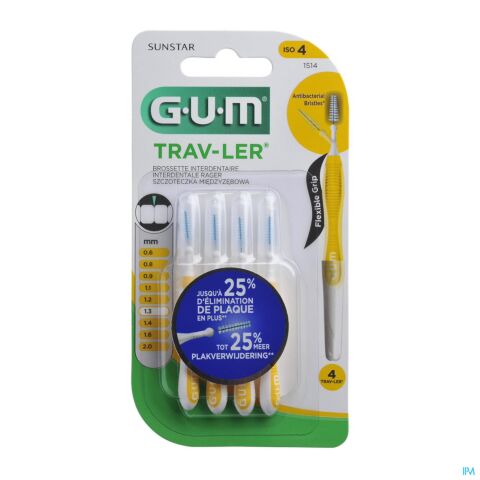 Gum Trav-Ler Brossette Interdentaire 1.3mm 4 Pièces