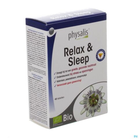 Physalis Relax & Sleep Bio New Tabl 45