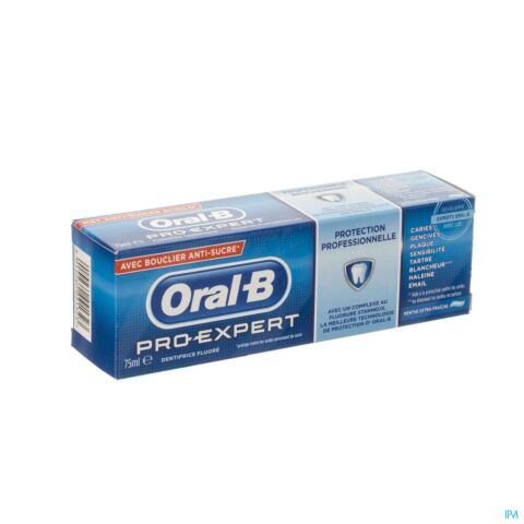 Oral-B Pro-Expert Protection Professionnelle Menthe Extra Fraîche Dentifrice Tube 75ml
