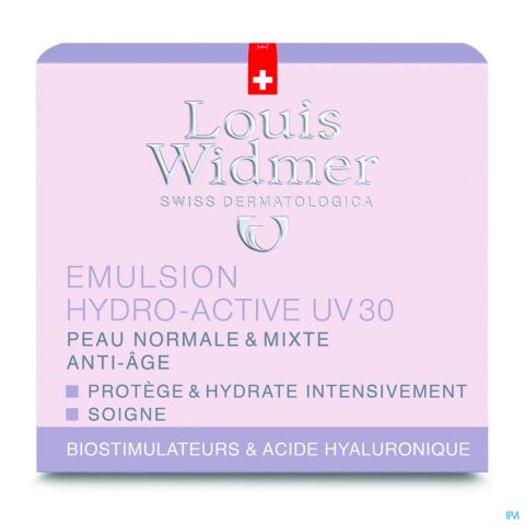 Louis Widmer Emulsion Hydro-Active UV30 Parfumée Pot 50ml