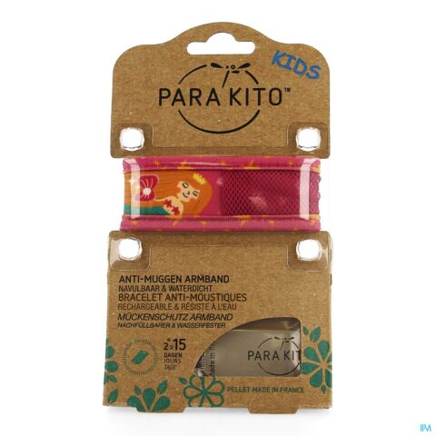 Para'kito Kids Bracelet Enfants Sirène Anti-Moustiques + 2 Recharges