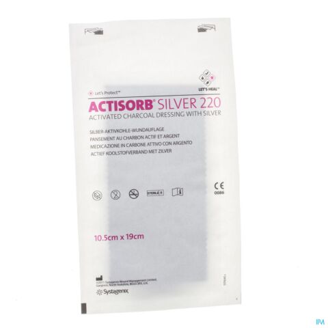 Actisorb Silver 220 Cp 19,0x10,5cm 1 Mas190de