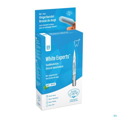 White Experts Kit de Blanchiment Dentaire Stick + Brosse de Doigt