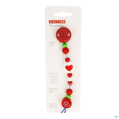 Heimess Attache Sucette Plastc Coeur H732610