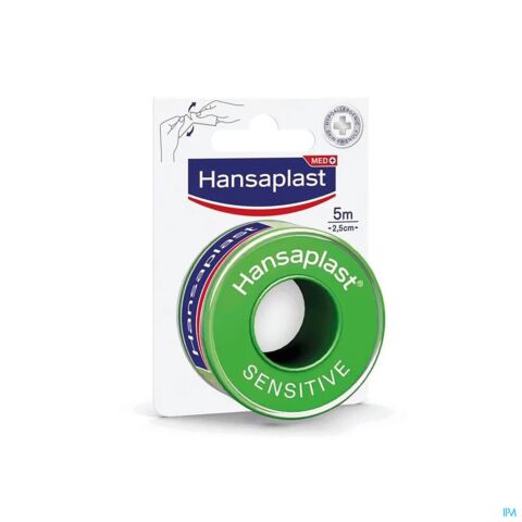 Hansaplast Sparadrap Sensitive 5mx2,5cm 1 Pièce