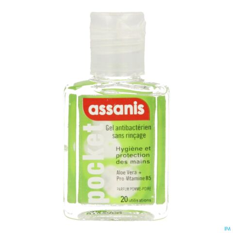 Assanis Pocket Gel Mains Pomme Poire 20ml