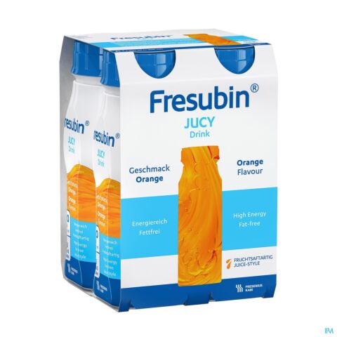 Fresubin Jucy Drink Orange Bouteille 4x200ml