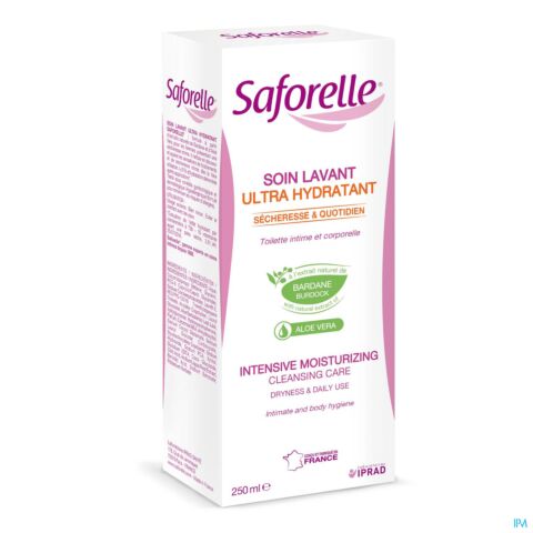 Saforelle Hygiène Intime & Corporelle Soin Lavant Ultra Hydratant Flacon 250ml