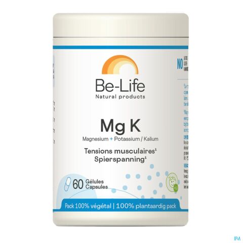 Be-Life Mg K Crampes & Tensions Musculaires 60 Gélules