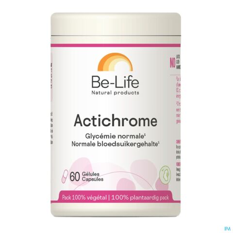 Be-Life Actichrome Métabolisme des Sucres & Fatigue 60 Gélules