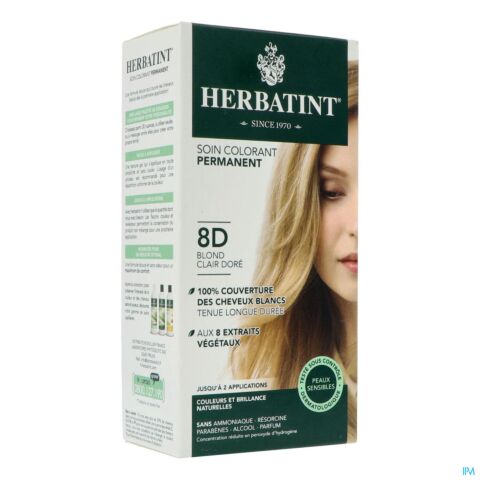 Herbatint Blond Clair Dore 8d 150ml