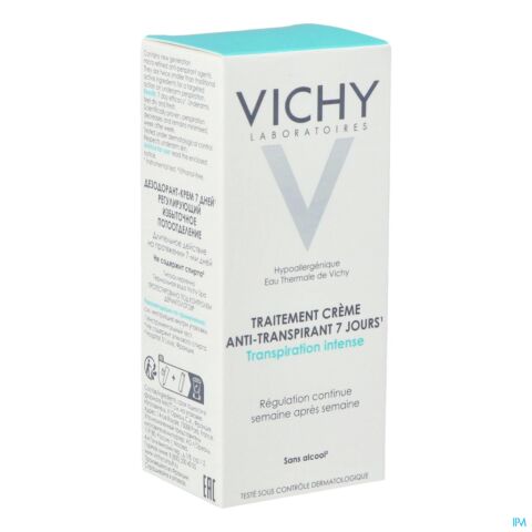 Vichy Déodorant Traitement Anti-Transpirant Crème 7 jours 30ml