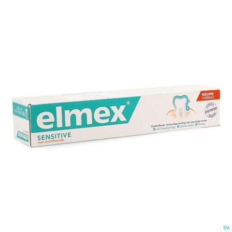 Elmex Sensitive Dentifrice Nouvelle Formule Tube 75ml