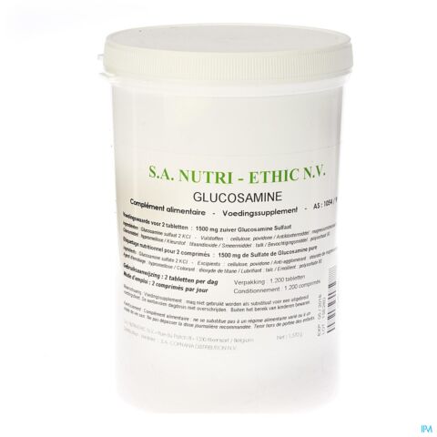 Glucosamine 750mg Nutri-ethic Vrac Comp 1200
