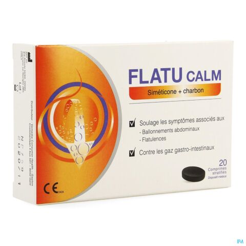 Flatu-Calm Ballonnements & Flatulences 20 Comprimés