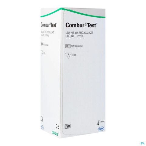 Combur 9 Test Strips 100 04510046040