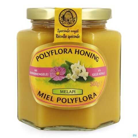Melapi Miel Polyflora à la Gelée Royale Pot 500g