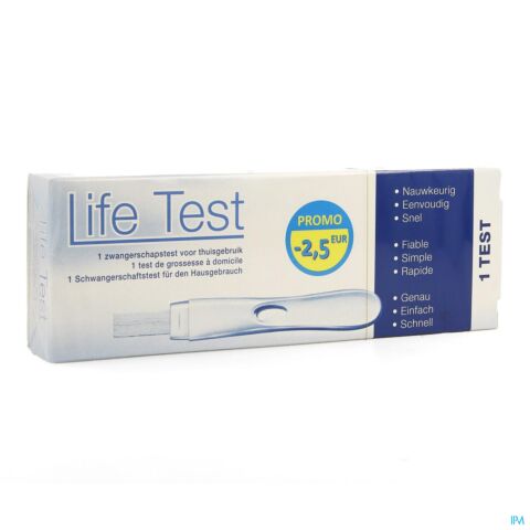 Lifetest Test de Grossesse Stick 1 Pièce Promo -2,5€