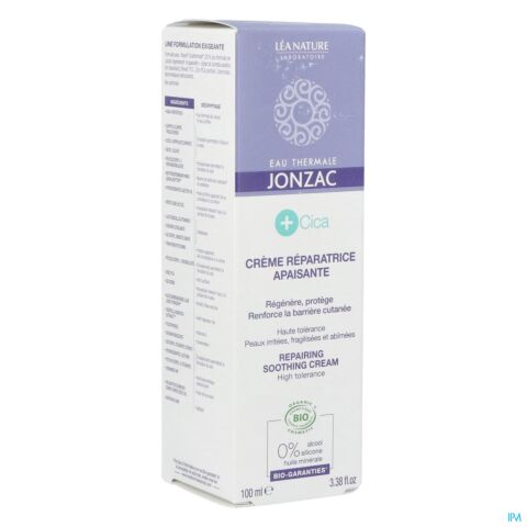 Jonzac Cica Creme Reparatrice Bio S/parfum 100ml