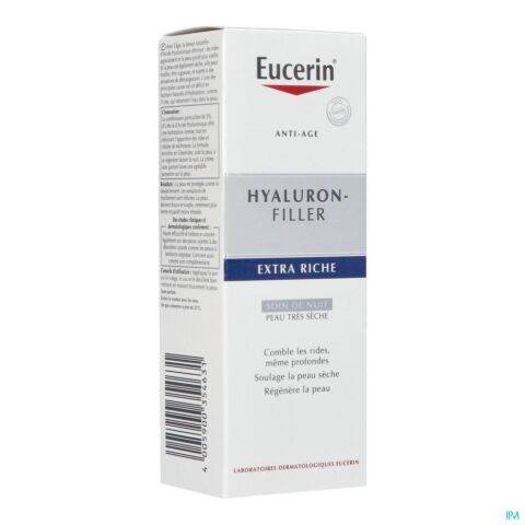Eucerin Hyaluron-Filler Extra Riche Soin de Nuit 50ml