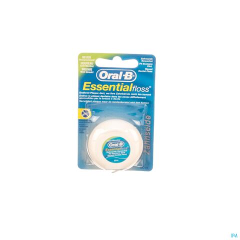 Oral-B Essential Floss Goût Menthe Fil Dentaire 50m