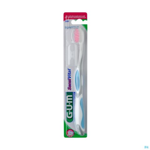 Gum SensiVital Brosse à Dents Manuelle Compact Ultra Soft 1 Pièce