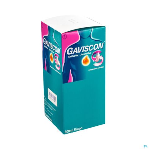 Gaviscon Antiacide Antireflux Suspension Buvable Flacon 600ml