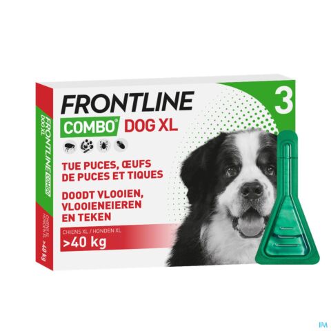 Frontline Combo Spot On Chien Pip 3x4,02ml >40kg