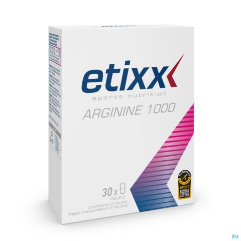 Etixx Endurance Arginine 1000 30 Comprimés