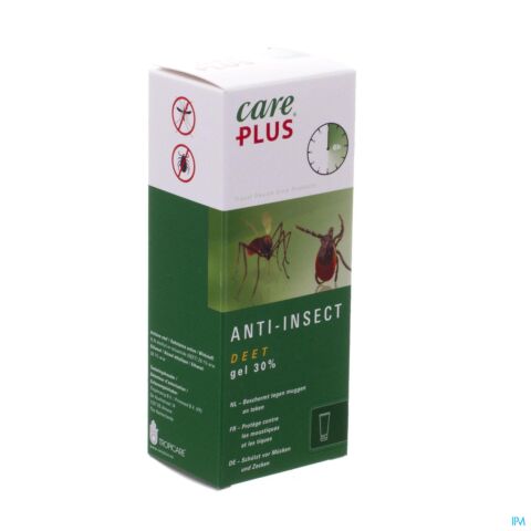 Care Plus DEET 30% Anti-Insectes Gel Tube 80ml