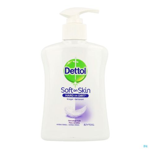 Dettol Soft on Skin Savon pour les Mains Peau Sensible Flacon Pompe 250ml
