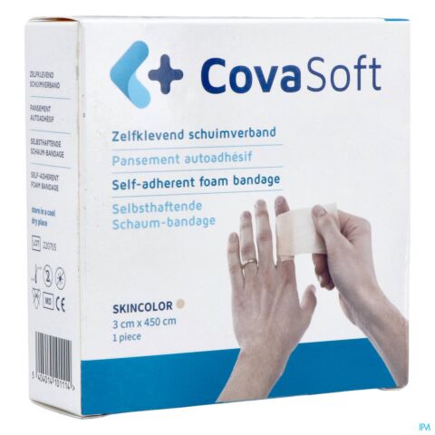 Covasoft Bandage Peau 3cmx4,5m Covarmed