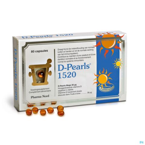 Pharma Nord D-Pearls 1520 80 Gélules