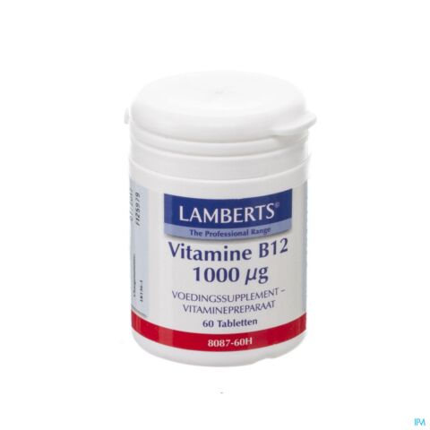 Lamberts Vitamine B12 1000mcg 60 Comprimés