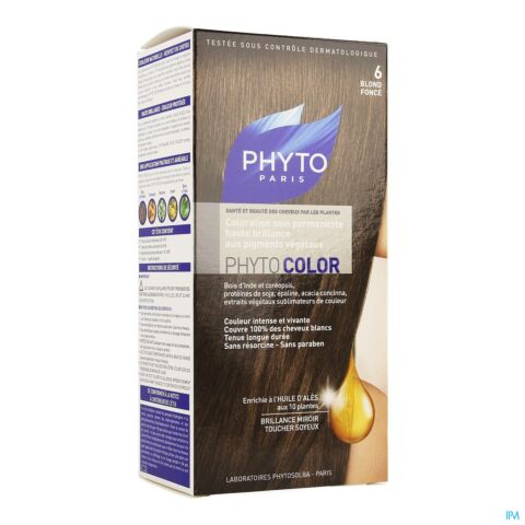 PhytoColor Coloration Permanente 6 Blond Foncé