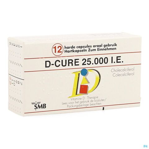 D-Cure 25.000 U.I. Vitamine D 12 Gélules