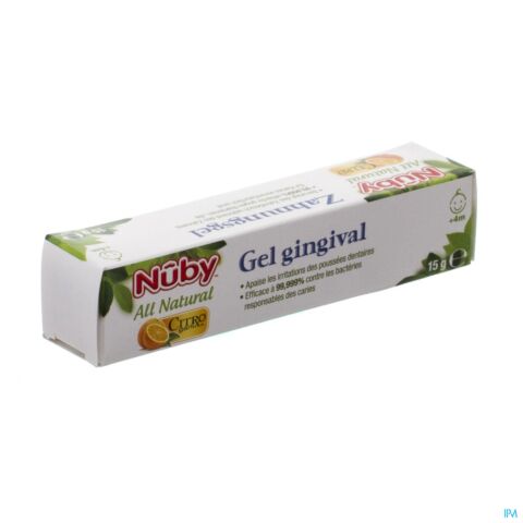 Nuby Citroganix Gel Gingival +4m Tube 15g