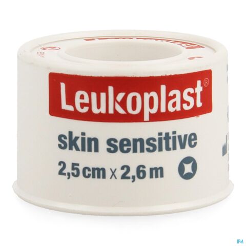 Leukoplast Skin Sensitive Fourreau 2,5cmx2,6m