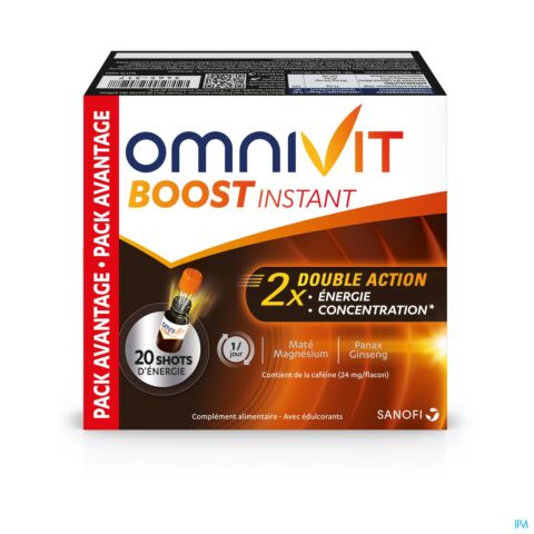 Omnivit Boost Instant Flacons 20 x 15ml
