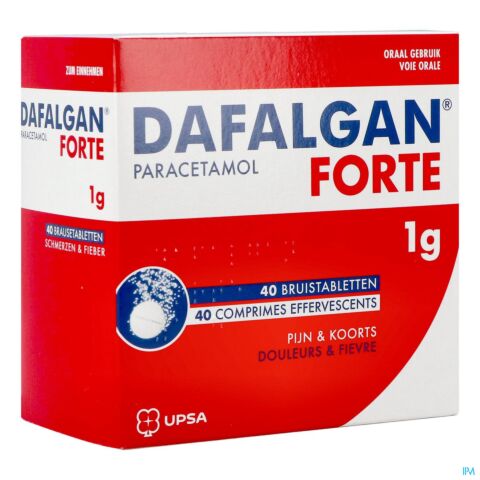 Dafalgan Forte 1g Comp Efferv. 40