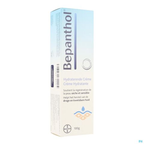 Bepanthol Crème Hydratante Peau Sèche & Sensible Tube 100g