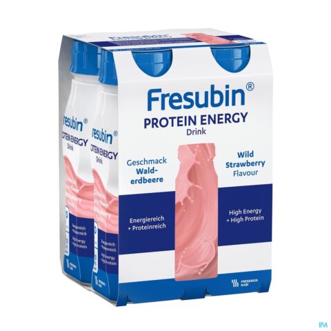 Fresubin Protein Energy Drink Fraise des Bois Bouteille 4x200ml