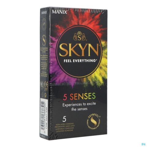 Manix Skyn 5 Senses 5 Préservatifs
