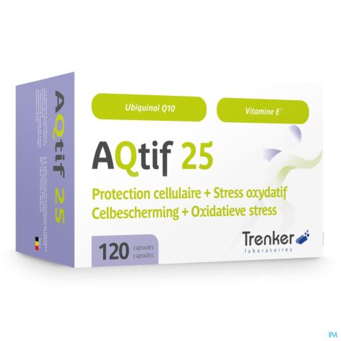 AQtif 25 Protection Cellulaire Stress Oxydatif 120 Gélules