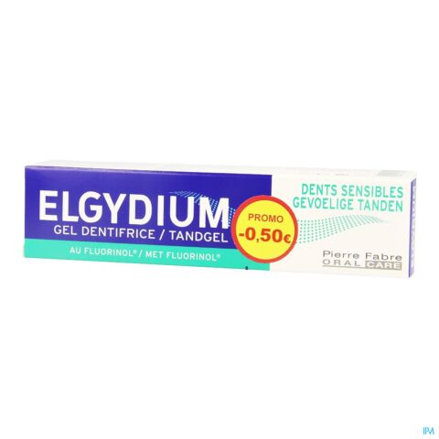 Elgydium Dentifrice Dents Sens. 75ml -0,5â‚¬ Promo