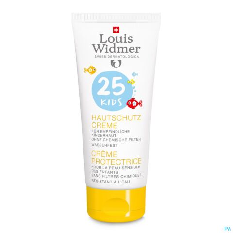 Louis Widmer Sun Kids Crème Protectrice Sans Parfum IP25 Tube 100ml